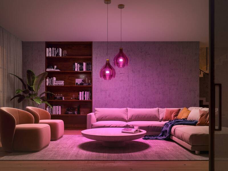 Startovací sada Philips Hue Bluetooth E27 / 9W / White and Color Ambiance / 3ks + Bridge