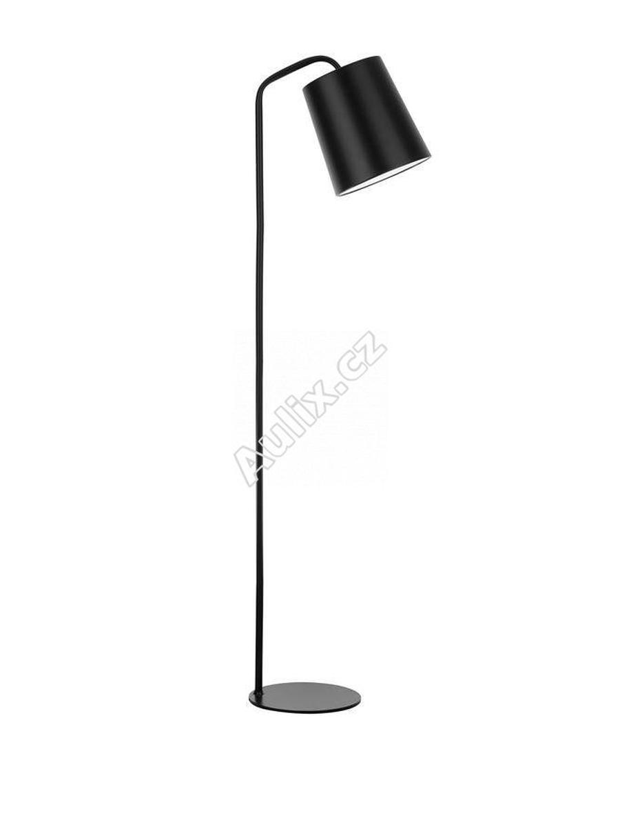 Stojací lampa STABILE matný černý kov zvenku matná bílá uvnitř E27 1x12 W IP20 bez žárovky - NOVA LUCE