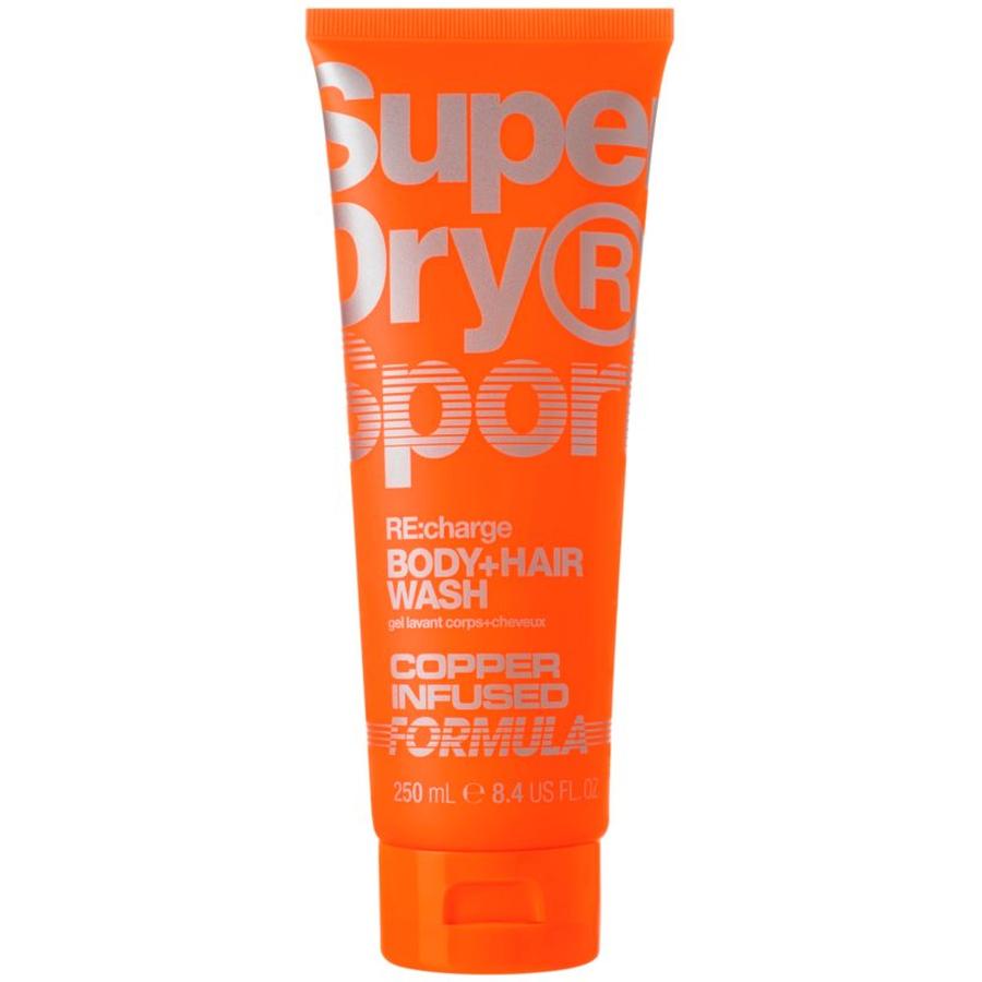 Superdry RE:charge sprchový gel na tělo a vlasy pro muže 250 ml