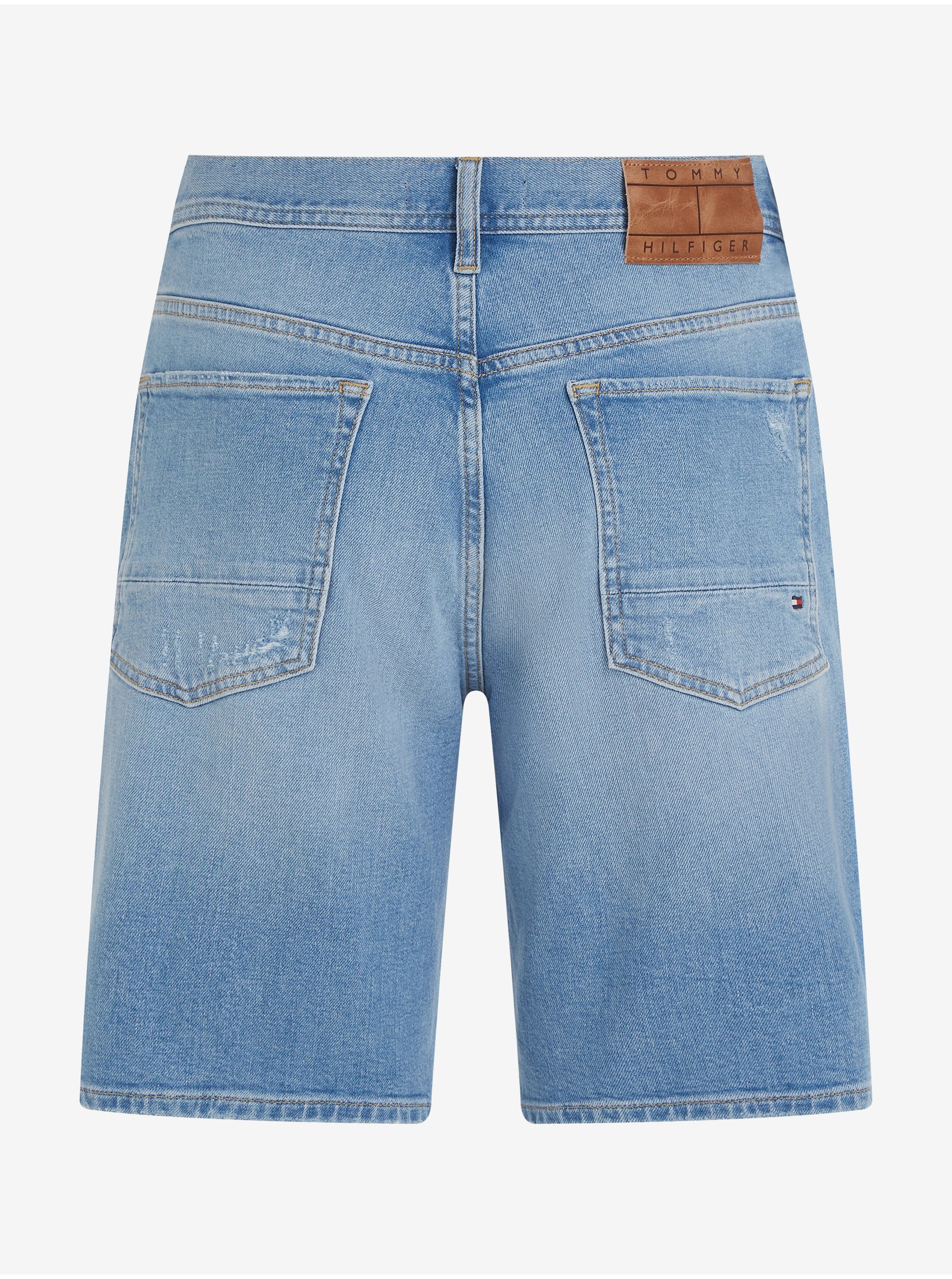 Světle modré pánské džínové kraťasy Tommy Hilfiger Brooklyn Short