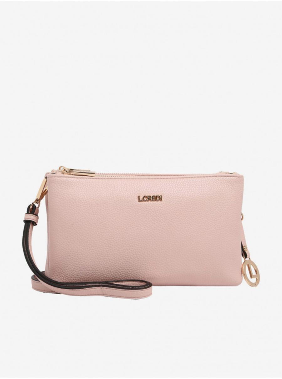 Světle růžová dámská crossbody kabelka L.CREDI Ella Shoulder bag Pink clay