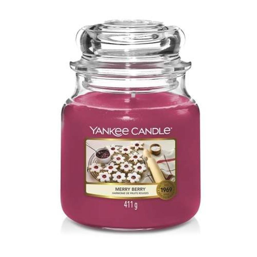 Svíčka YANKEE CANDLE 411g Merry Berry