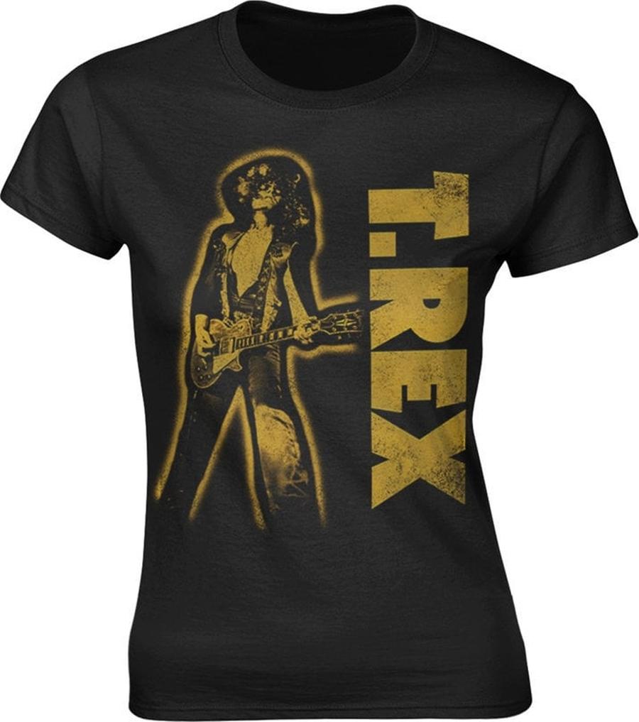 T. Rex  Tričko Guitar XL Černá