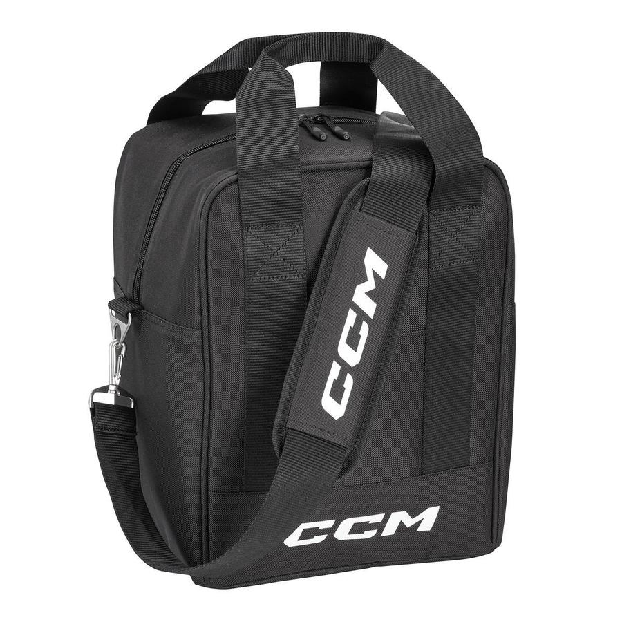 Taška CCM Deluxe Puck Bag, černá, Senior, 11