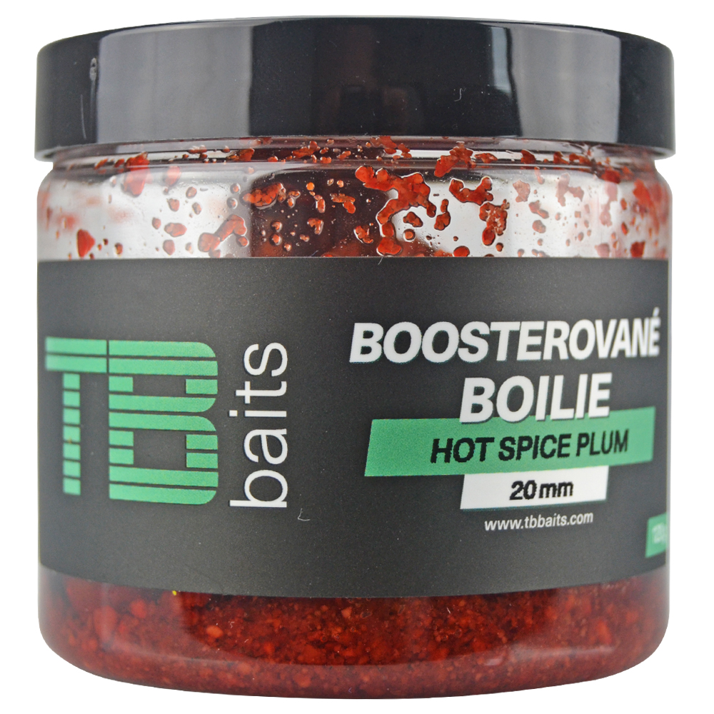 TB Baits Boosterované Boilie Hot Spice Plum 120g Průměr: 24mm