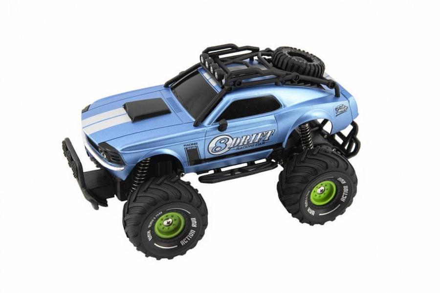 Teddies Auto RC plast 25cm OFF-ROAD 2,4GHz modré