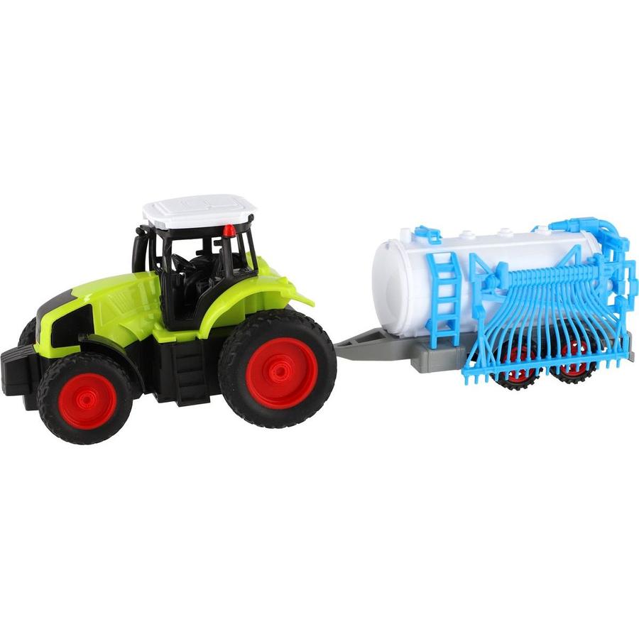 Teddies Traktor RC s cisternou 38cm 27MHz s dobíjecím packem