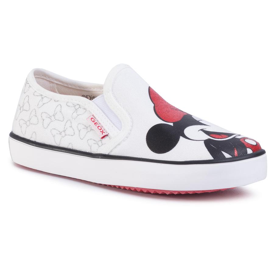 Tenisky GEOX - J Kilwi G. H J02D5H 000AN C0050 S White/Red