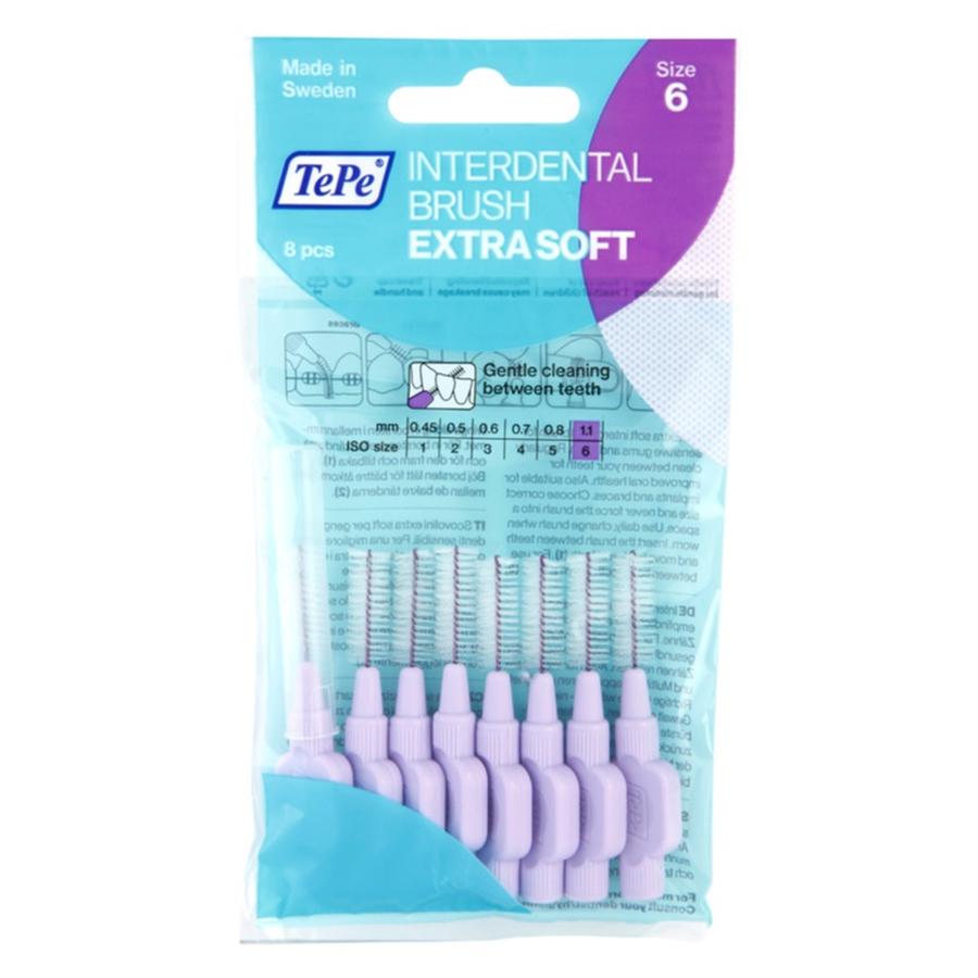 TePe Extra Soft mezizubní kartáčky 8 ks 1,1 mm 8 ks