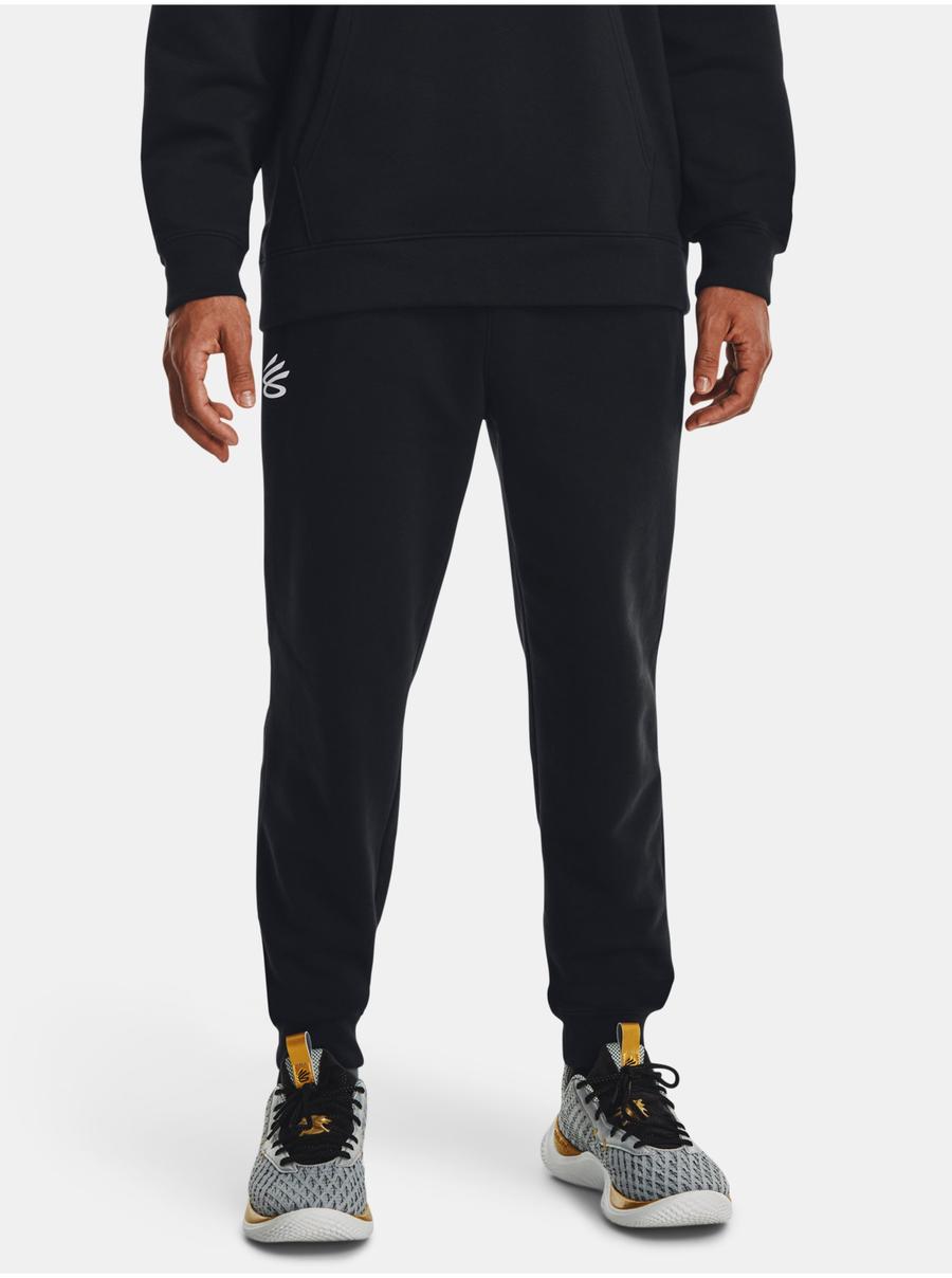 Tepláky Under Armour Curry Fleece Sweatpants-BLK