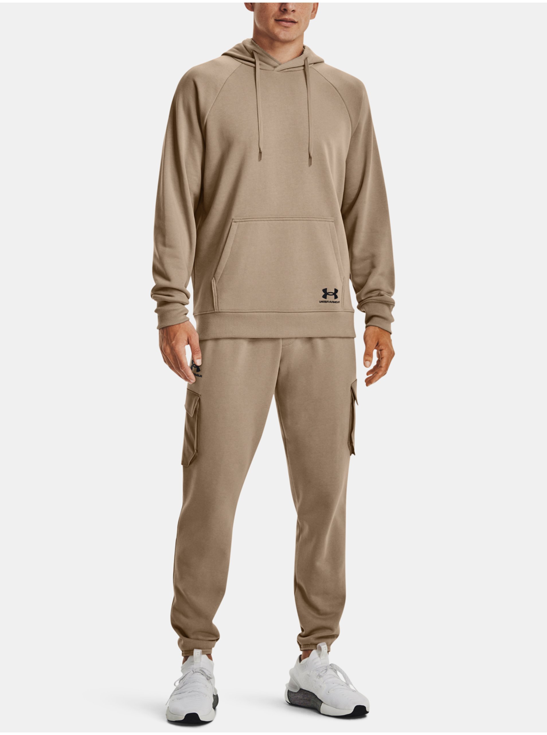 Tepláky Under Armour UA Heavyweight Terry Jogger-BRN