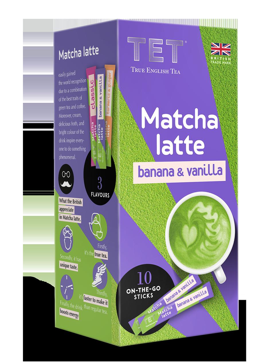 TET Tea Matcha Latte Banán & Vanilka - zelený čaj Varianta: Jedna porce 10g