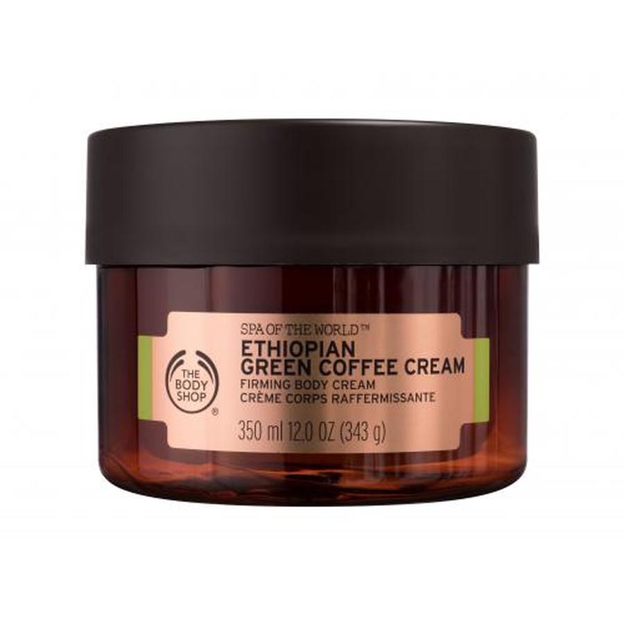 The Body Shop Spa Of The World Ethiopian Green Coffee 350 ml tělový krém pro ženy zpevnění a lifting pleti