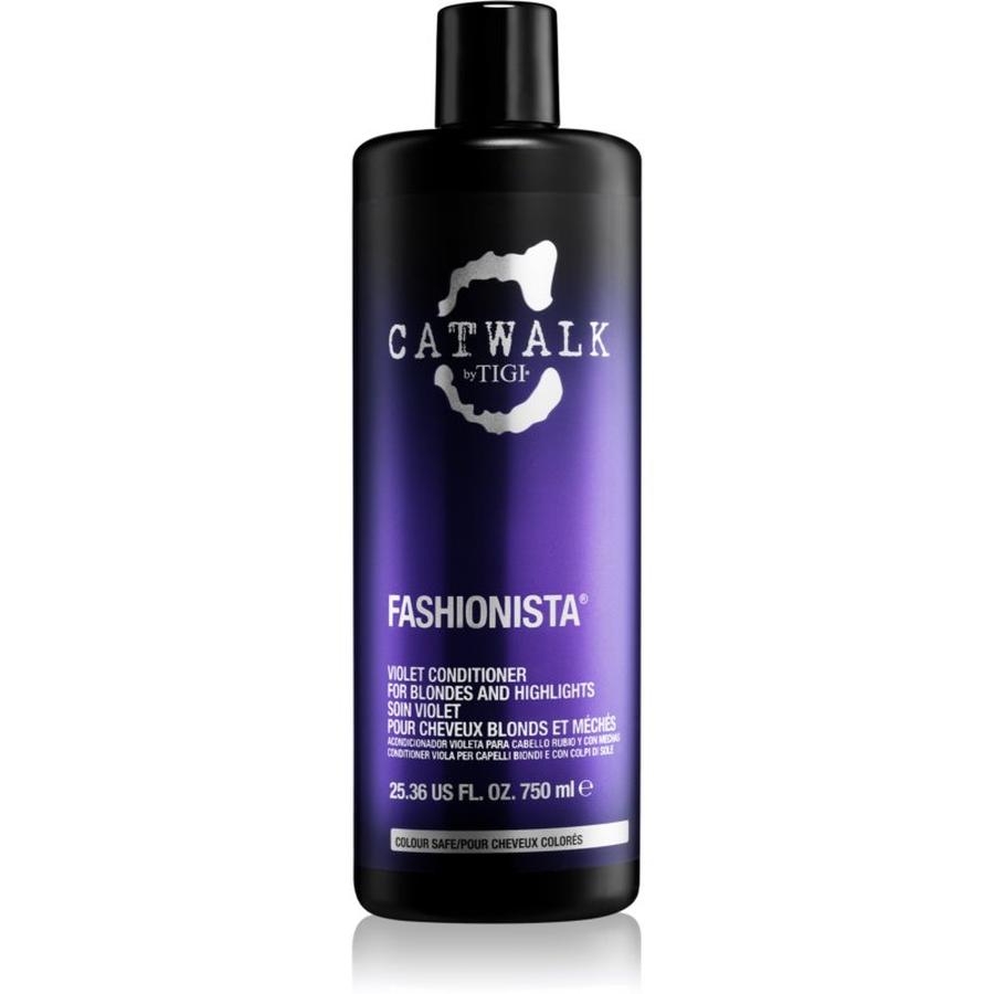 TIGI Catwalk Fashionista fialový kondicionér pro blond a melírované vlasy 750 ml