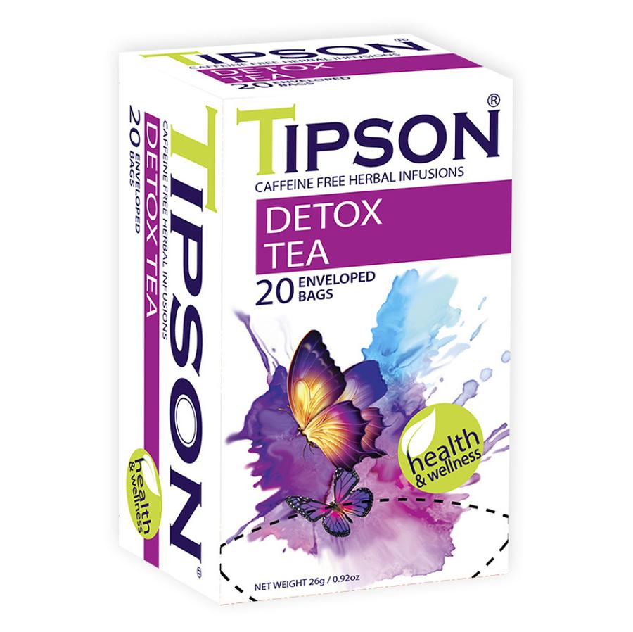 TIPSON Bylinný čaj Wellness detox 20 sáčků