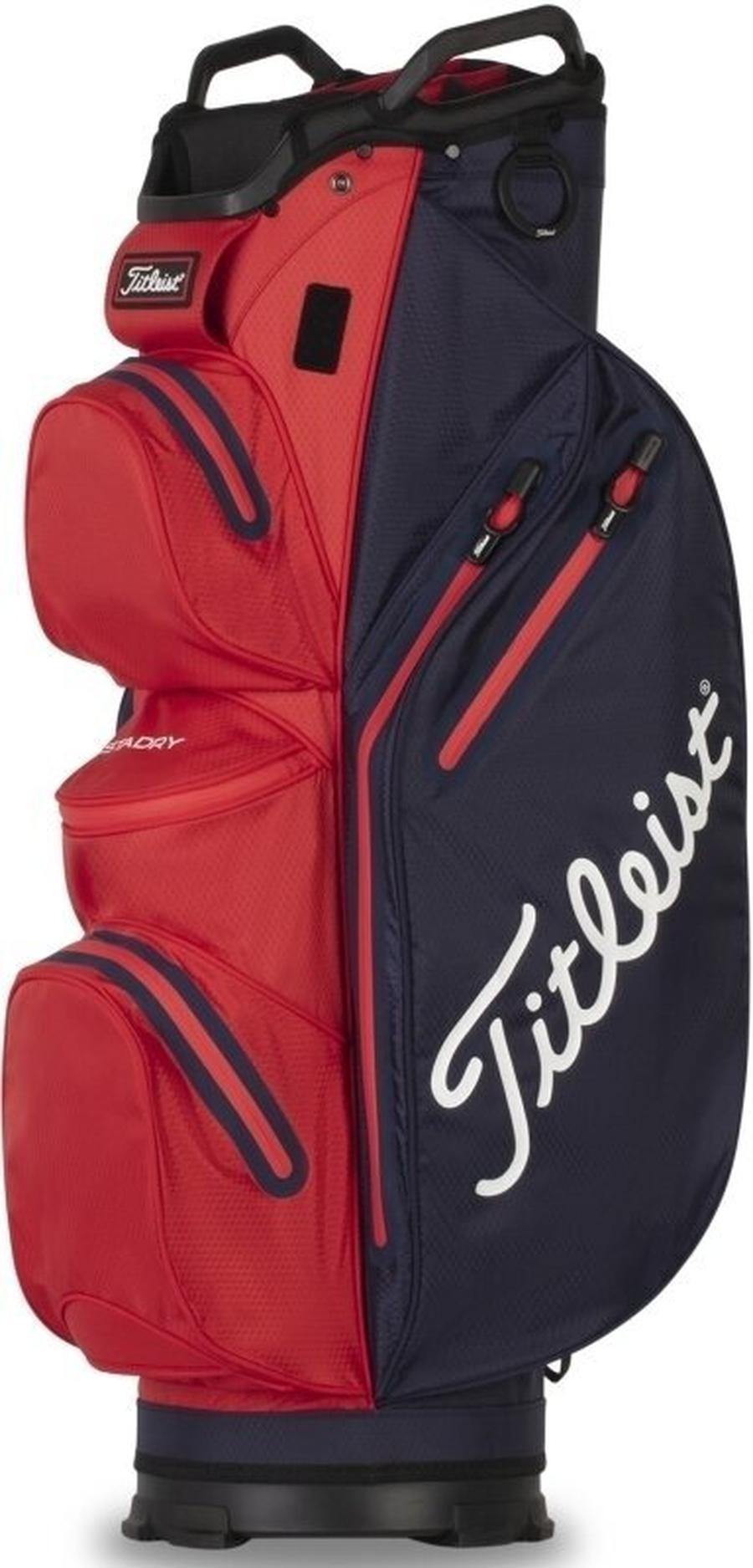 Titleist Cart 14 StaDry Navy/Red Cart Bag