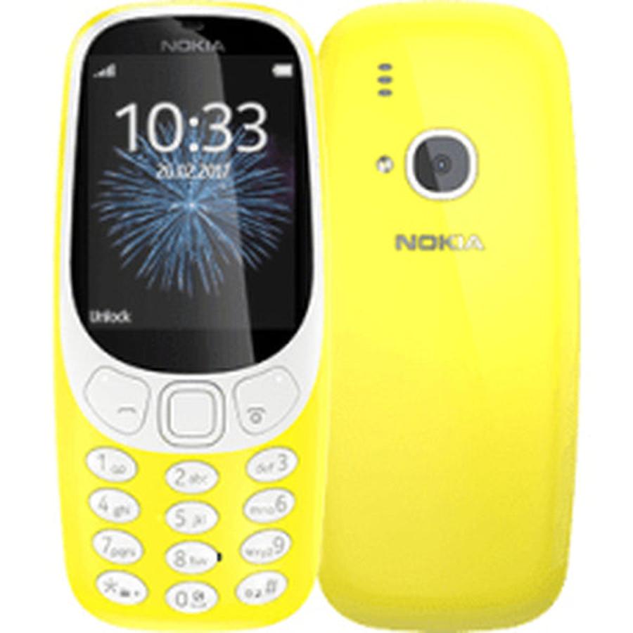 Tlačítkový telefon Nokia 3310 DS, žlutá