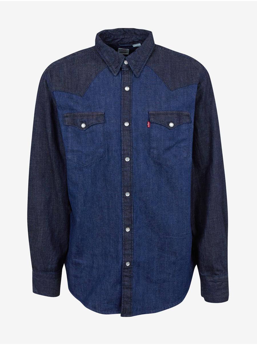 Tmavě modrá pánská džínová košile Levi's® Barstow Western Standard