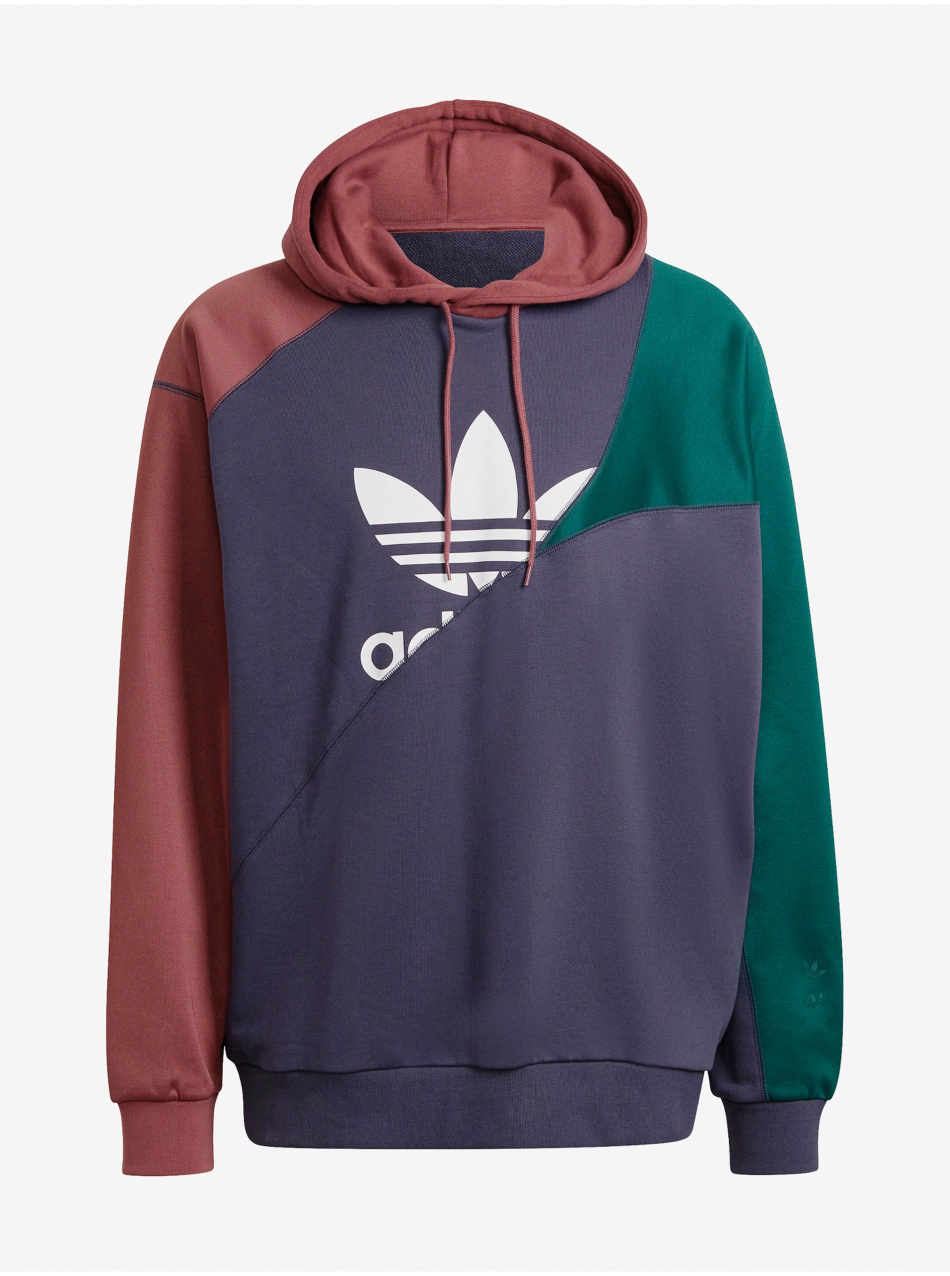 Tmavě modrá pánská mikina s kapucí adidas Originals