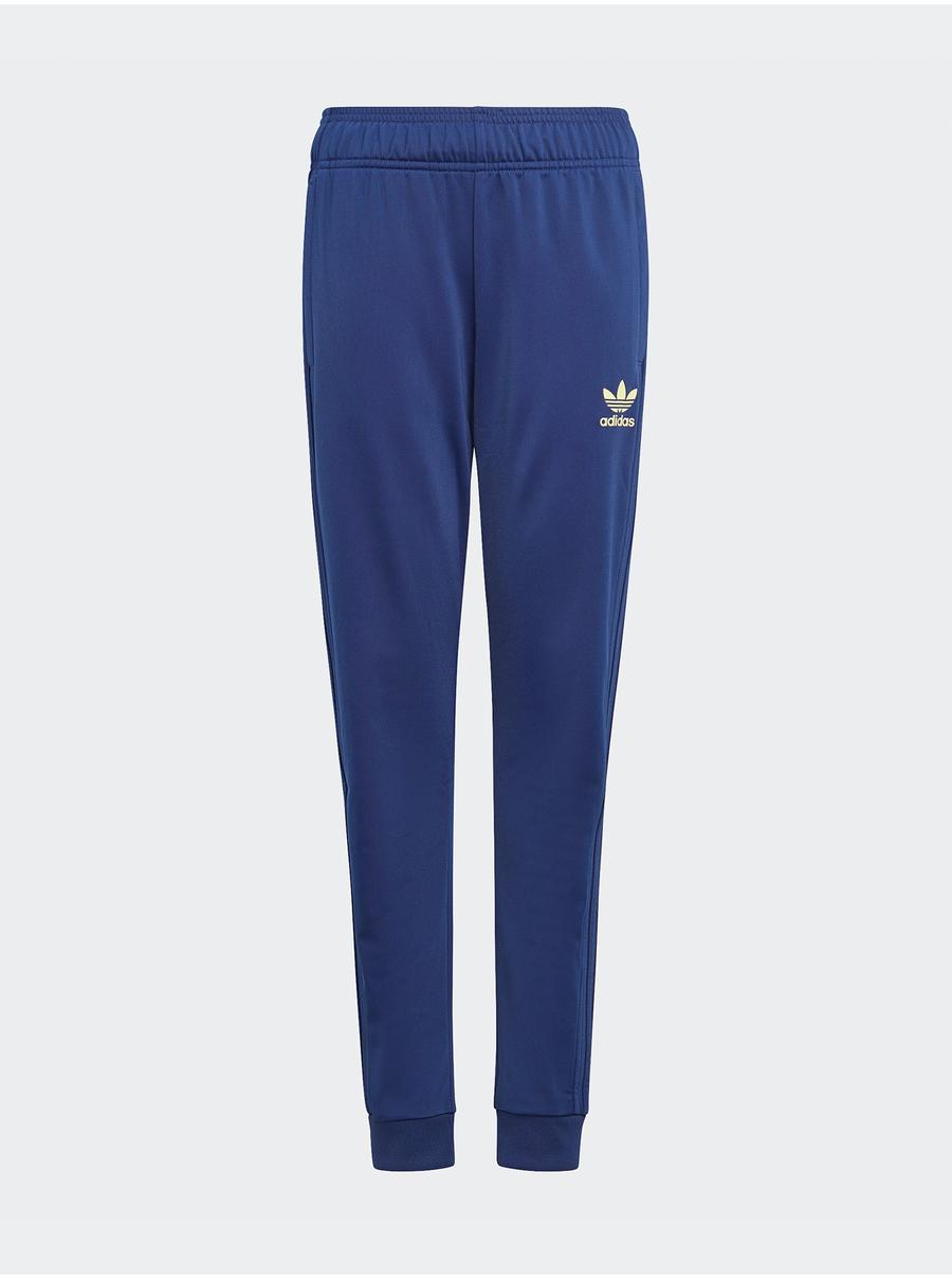 Tmavě modré klučičí tepláky adidas Originals