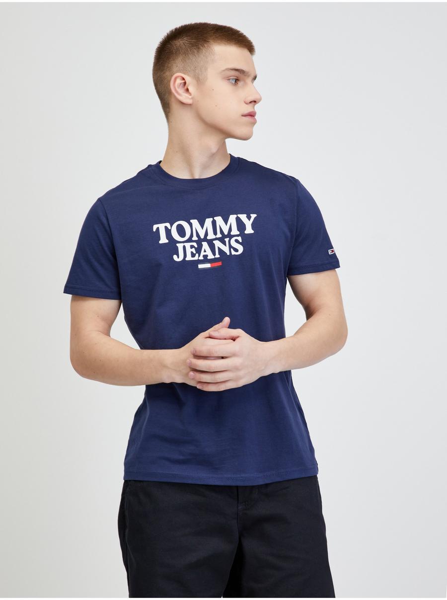 Tmavě modré pánské tričko Tommy Jeans