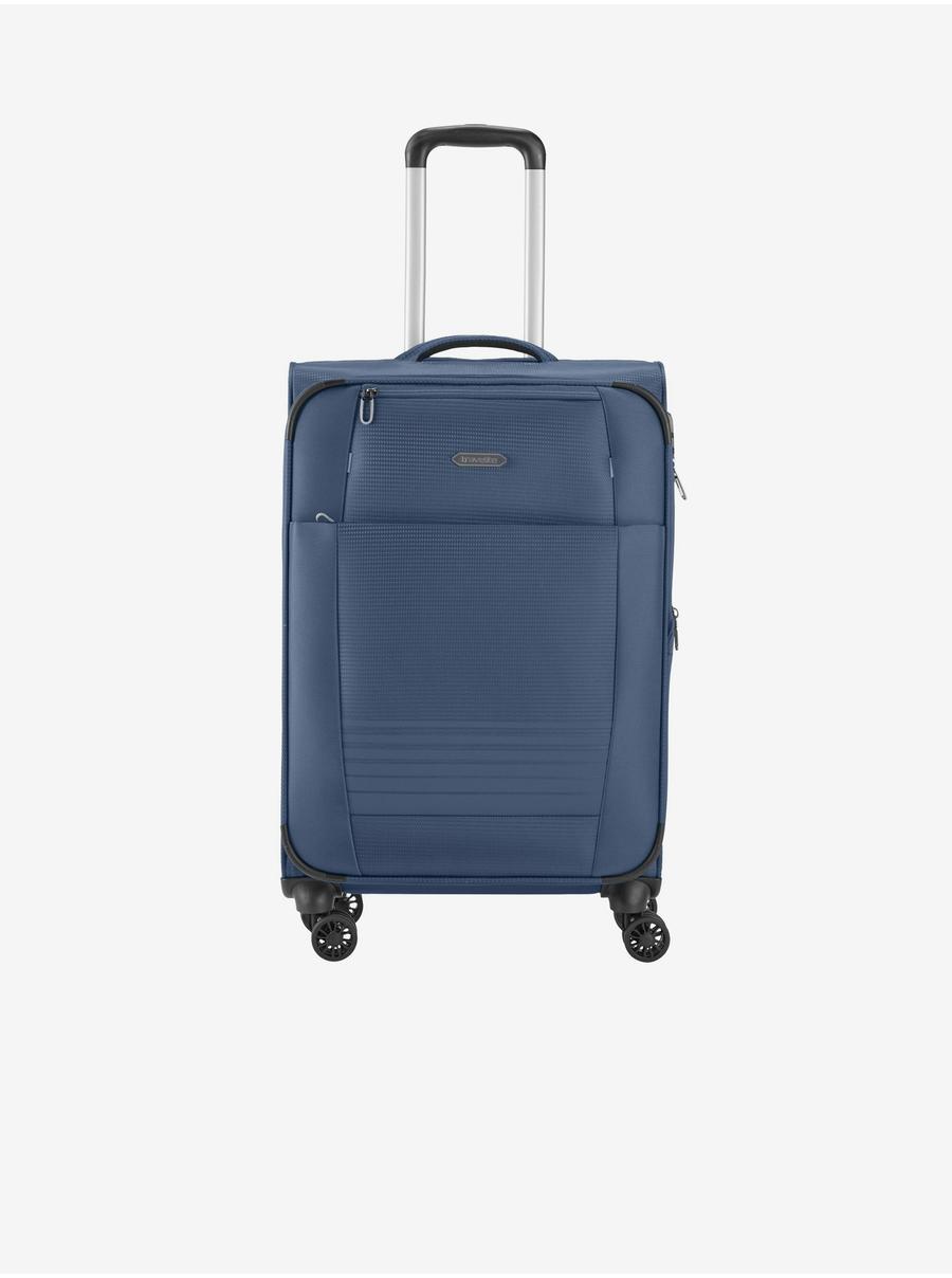 Tmavě modrý cestovní kufr Travelite Seaside 4w M
