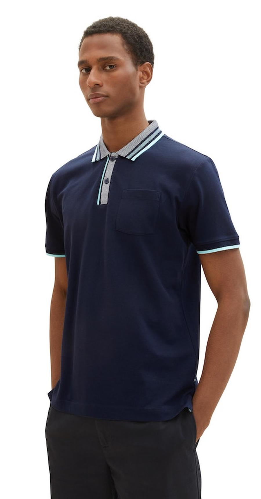 Tom Tailor Pánské polo triko Regular Fit 1036370.10668 XXL