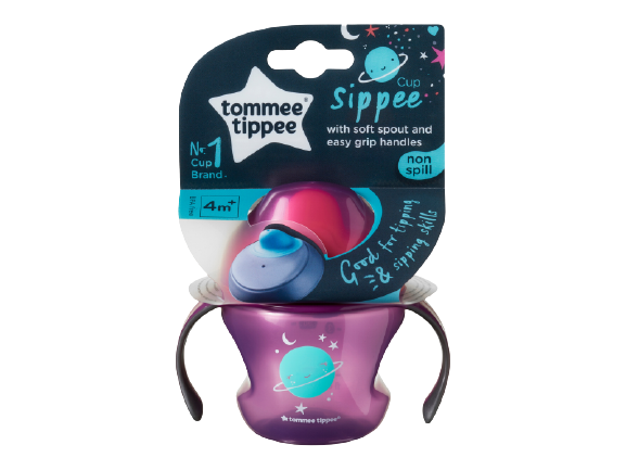 Tommee Tippee Netekoucí hrnek Sippee Cup 4m+ Pink 150 ml