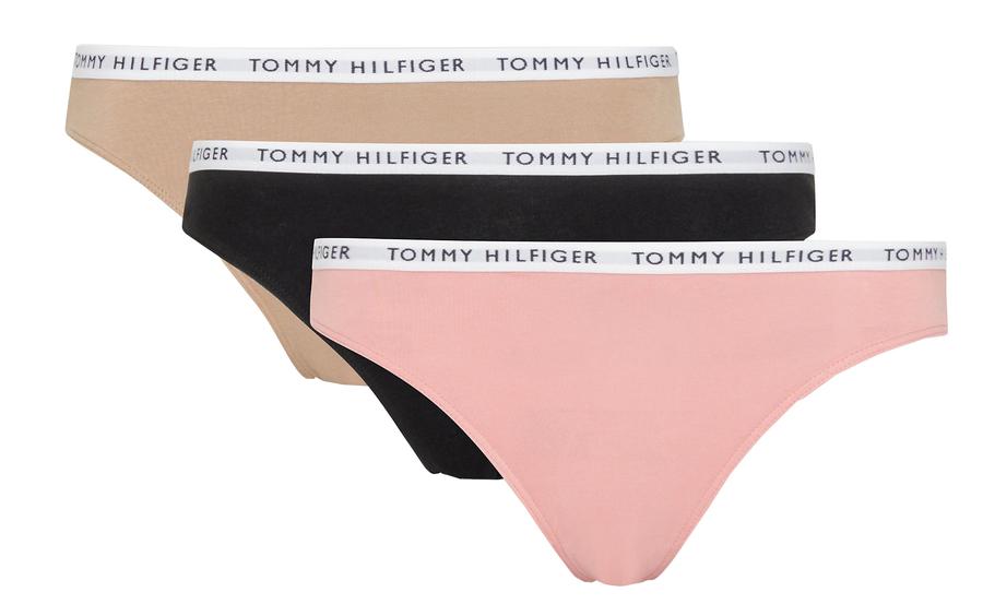 Tommy Hilfiger 3 PACK - dámské kalhotky Bikini UW0UW02828-0R1 XL