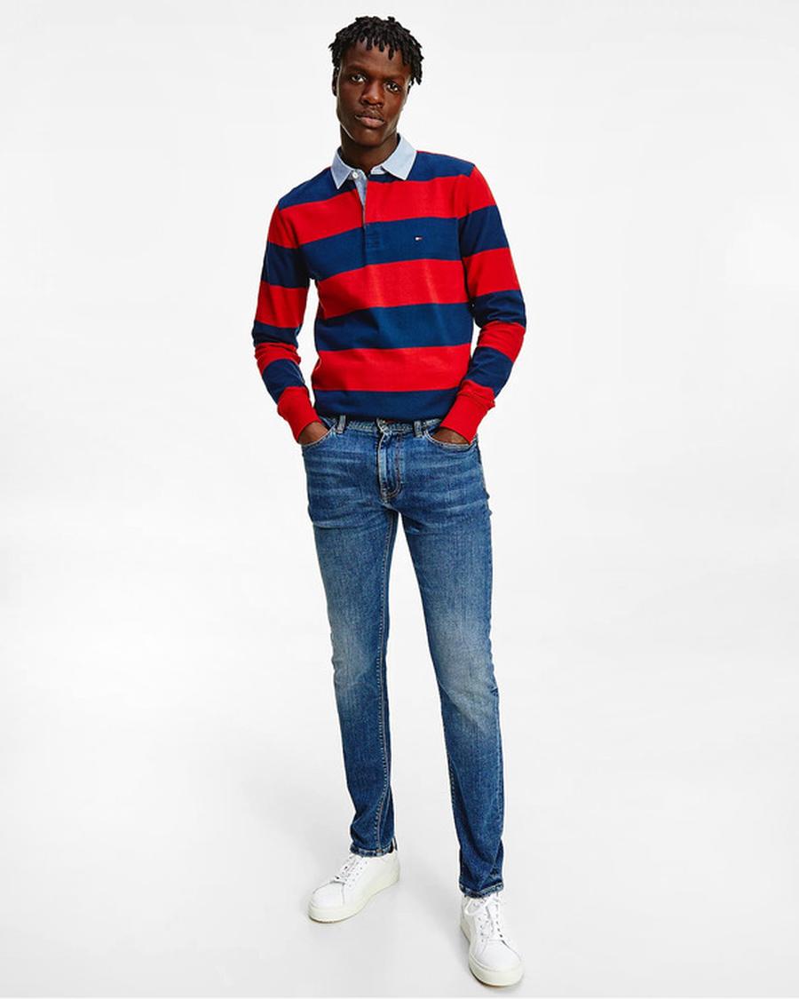 Tommy Hilfiger Bleecker Memphis Jeans Modrá