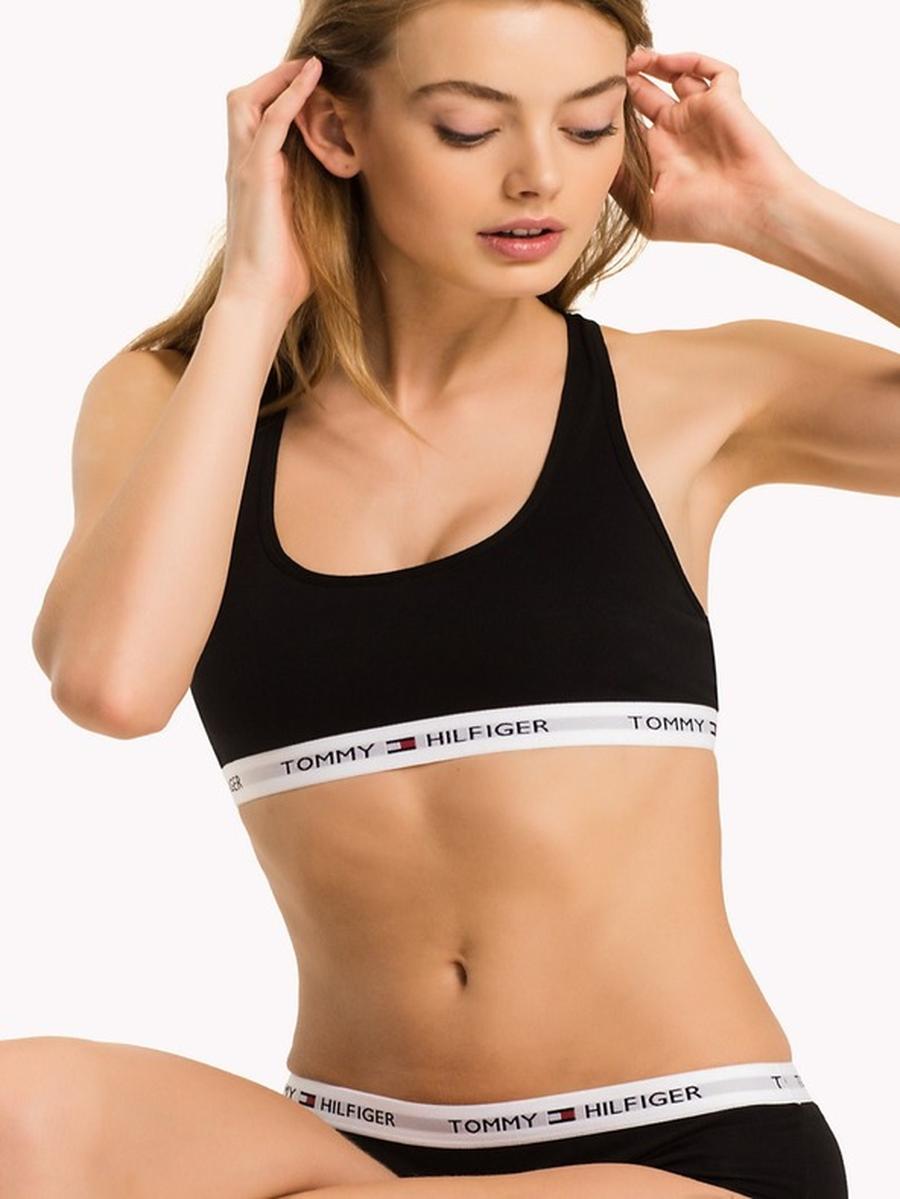 Tommy Hilfiger Bralette Iconic Basic Podprsenka Černá