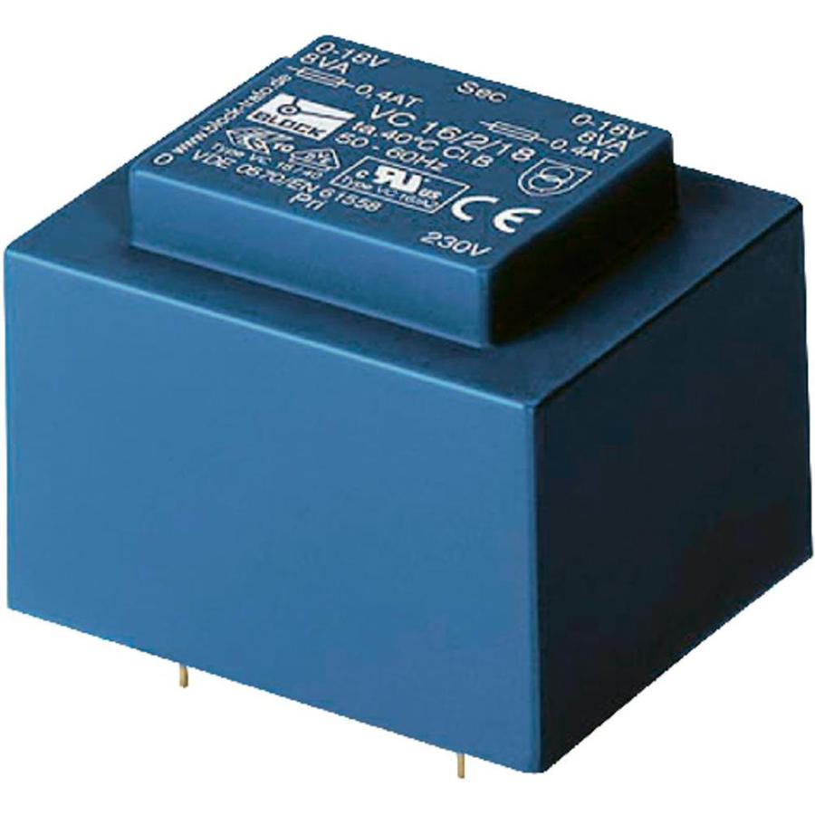 Transformátor do DPS Block, 3.2 VA, 1 x 18 V