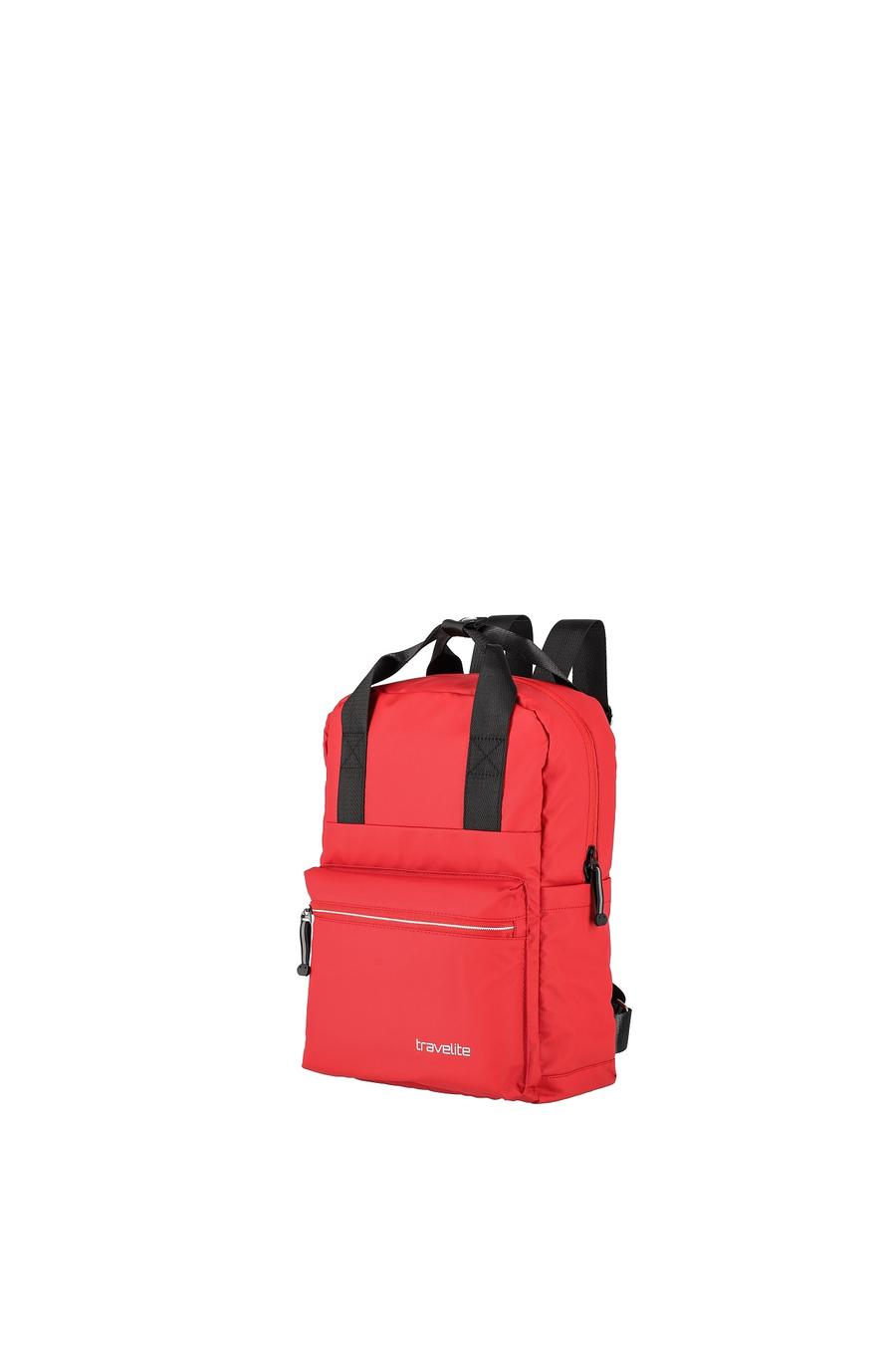 Travelite Basics Canvas Backpack Red