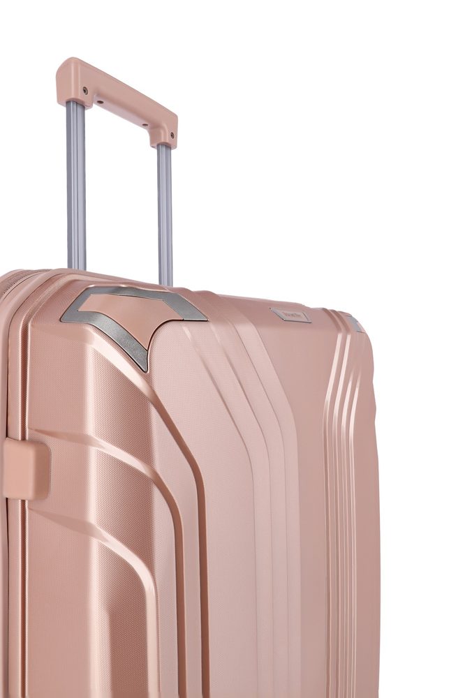 Travelite Kabinový cestovní kufr Elvaa 4w S Rose gold 41 l