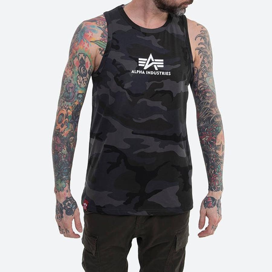 Tričko Alpha Industries Basic Tank Camo 126566c 125