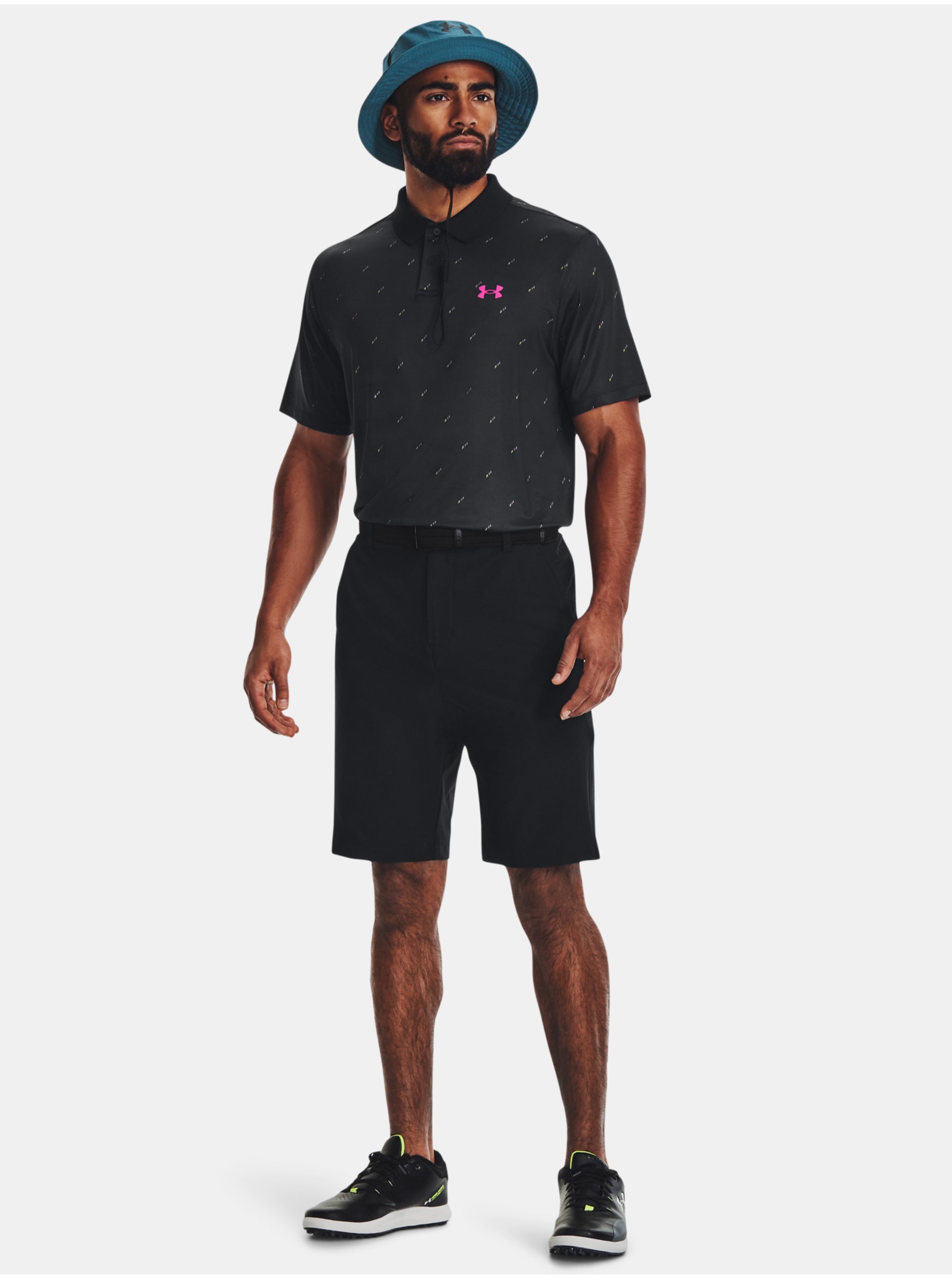 Tričko Under Armour UA Perf 3.0 Deuces Polo-BLK