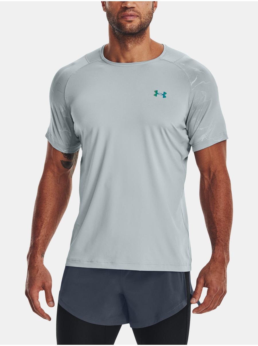 Tričko Under Armour UA Rush Emboss SS-BLU