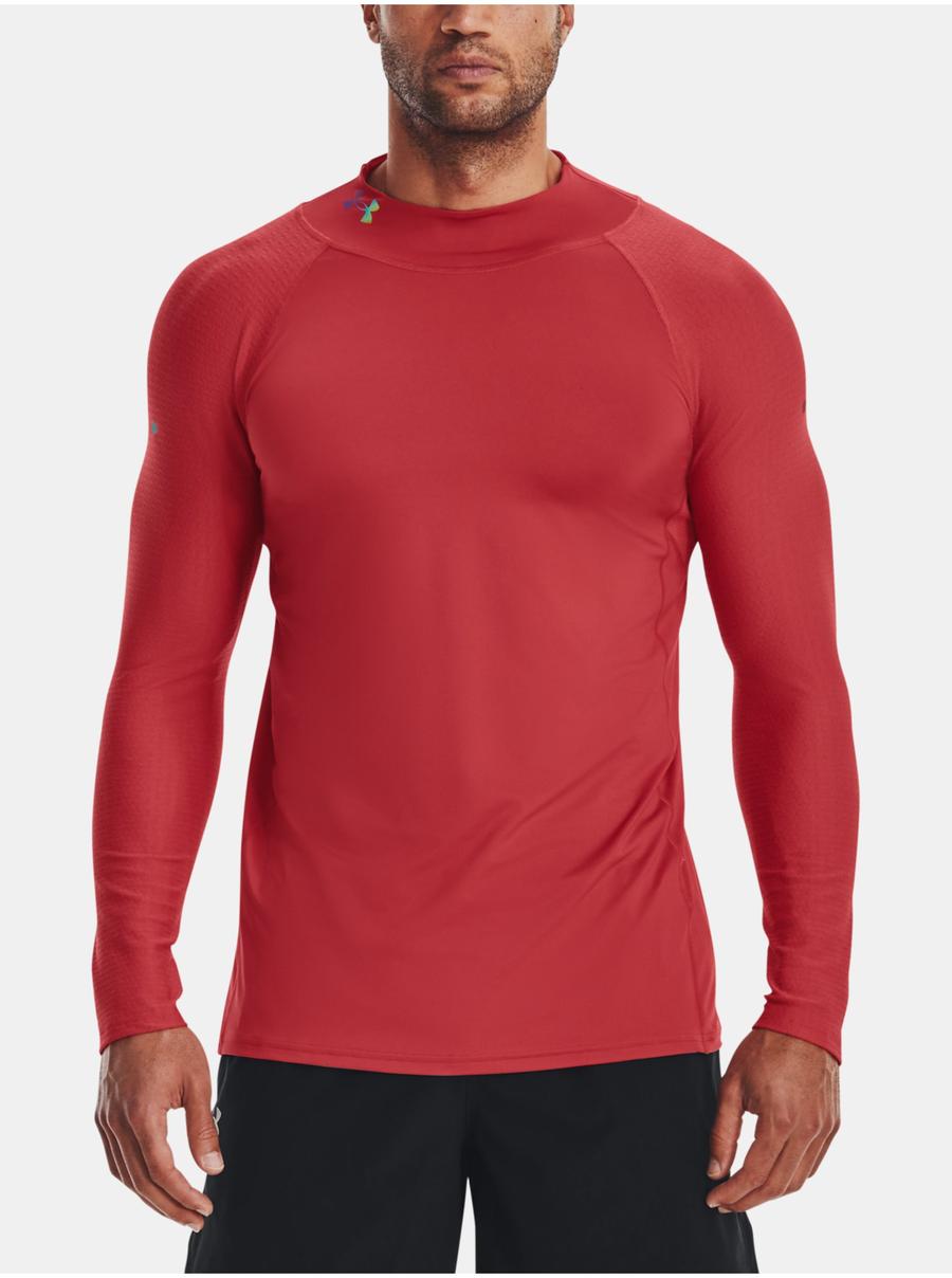 Tričko Under Armour UA SmartForm Rush Mock LS-RED