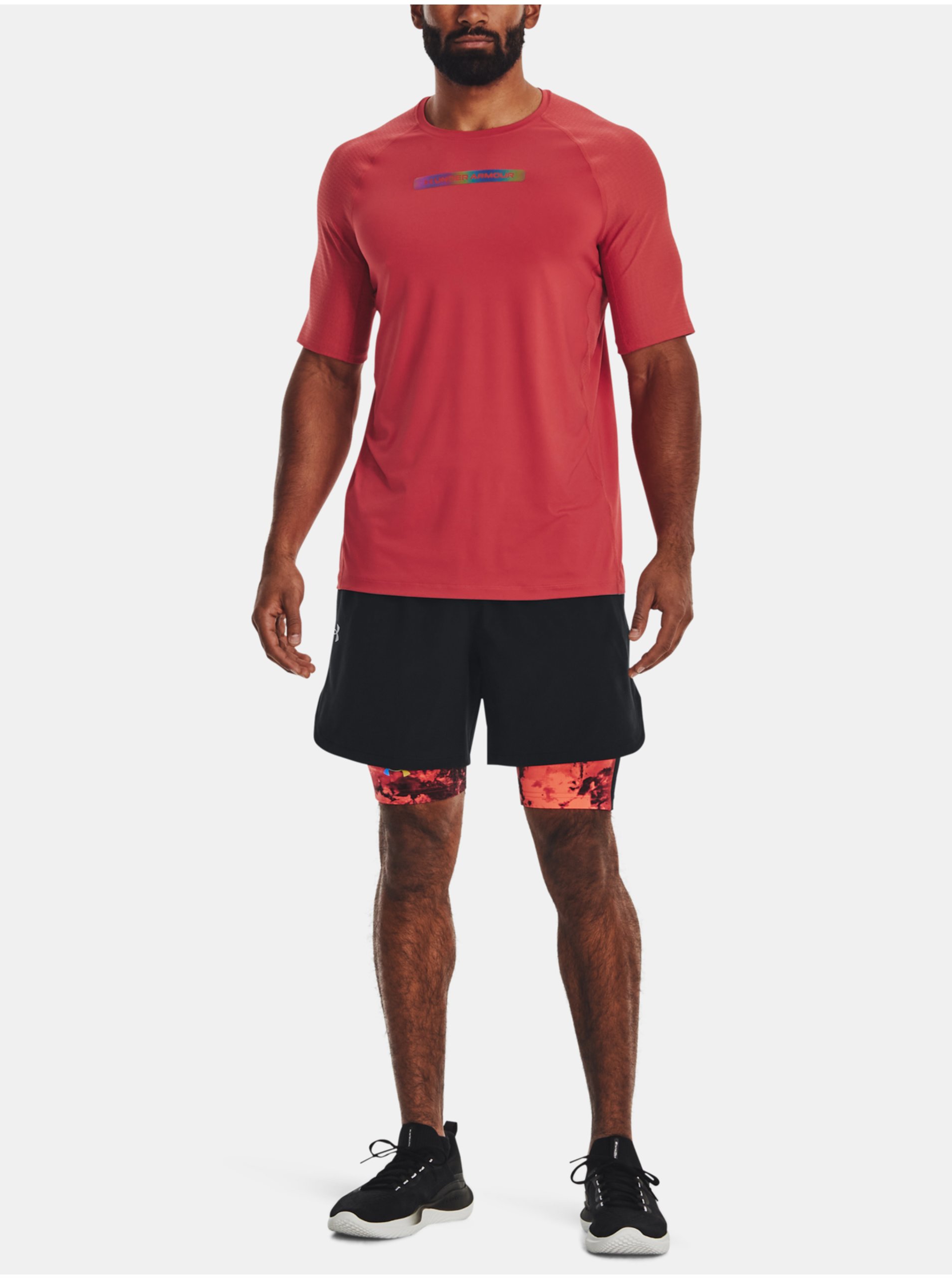 Tričko Under Armour UA SmartForm Rush Nov SS-RED