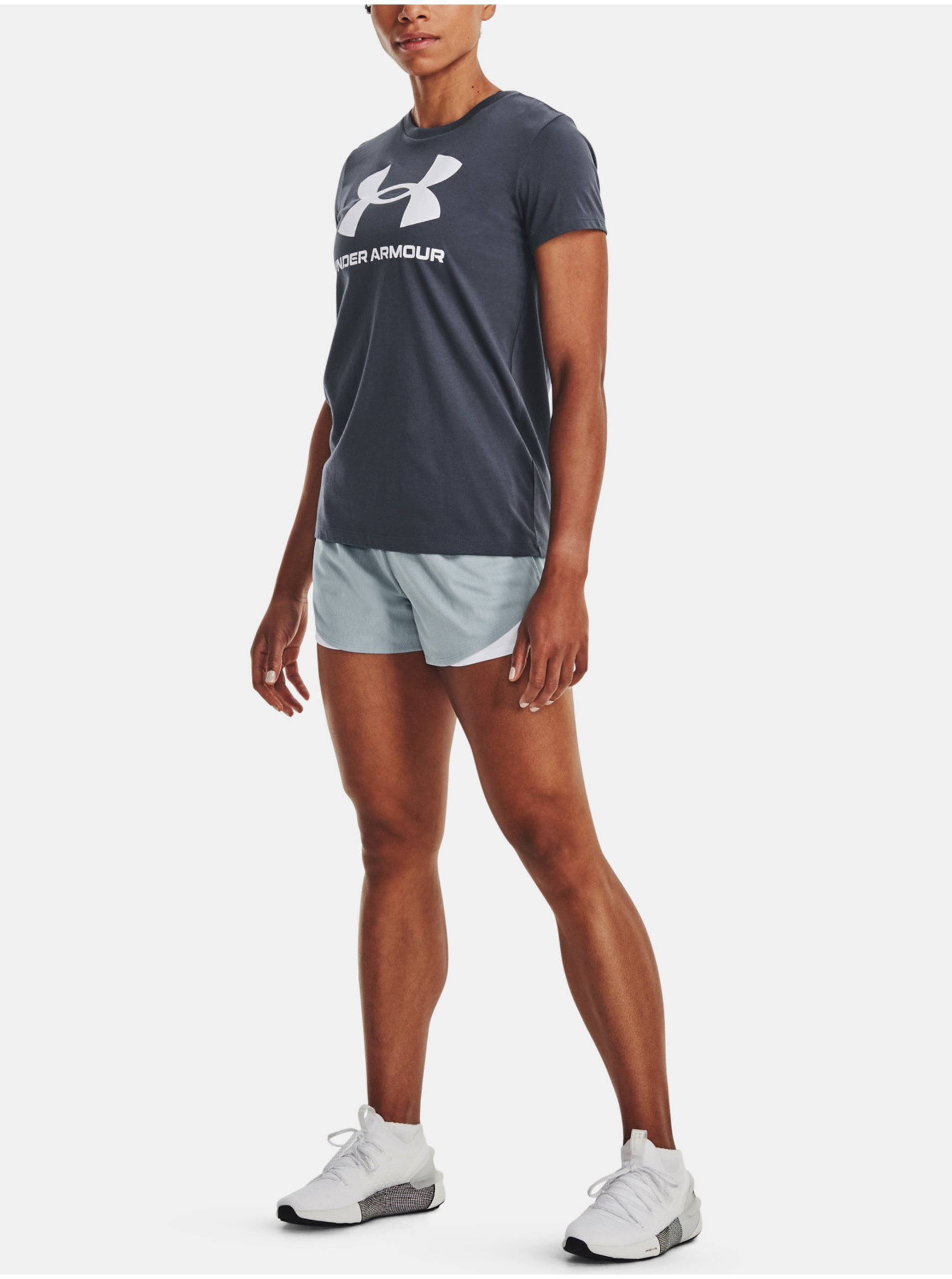 Tričko Under Armour UA SPORTSTYLE LOGO SS-GRY