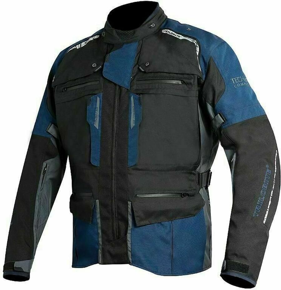 Trilobite 2091 Rideknow Tech-Air Black/Dark Blue/Grey L Textilní bunda