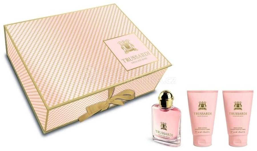 Trussardi Delicate Rose - EDT 30 ml + 2 x 30 ml tělové mléko