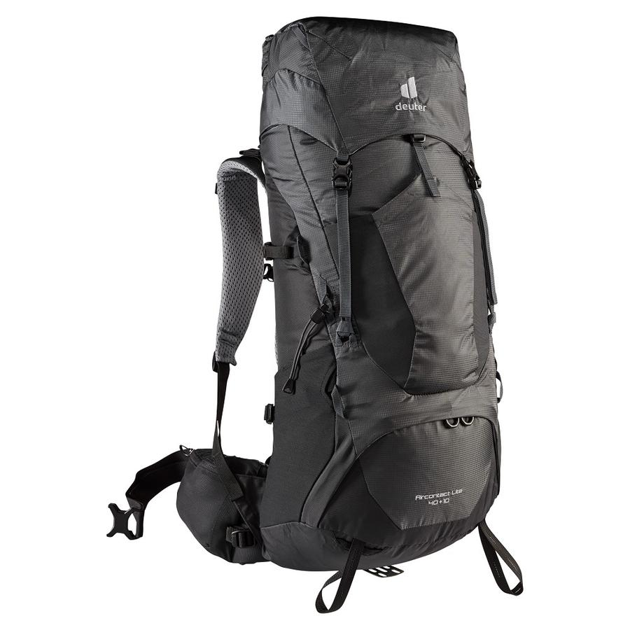 Turistický batoh Deuter Aircontact Lite 40 + 10  graphite-black