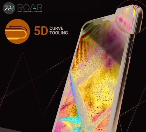 Tvrzené sklo Roar 5D pro Samsung Galaxy S21 Ultra, černá