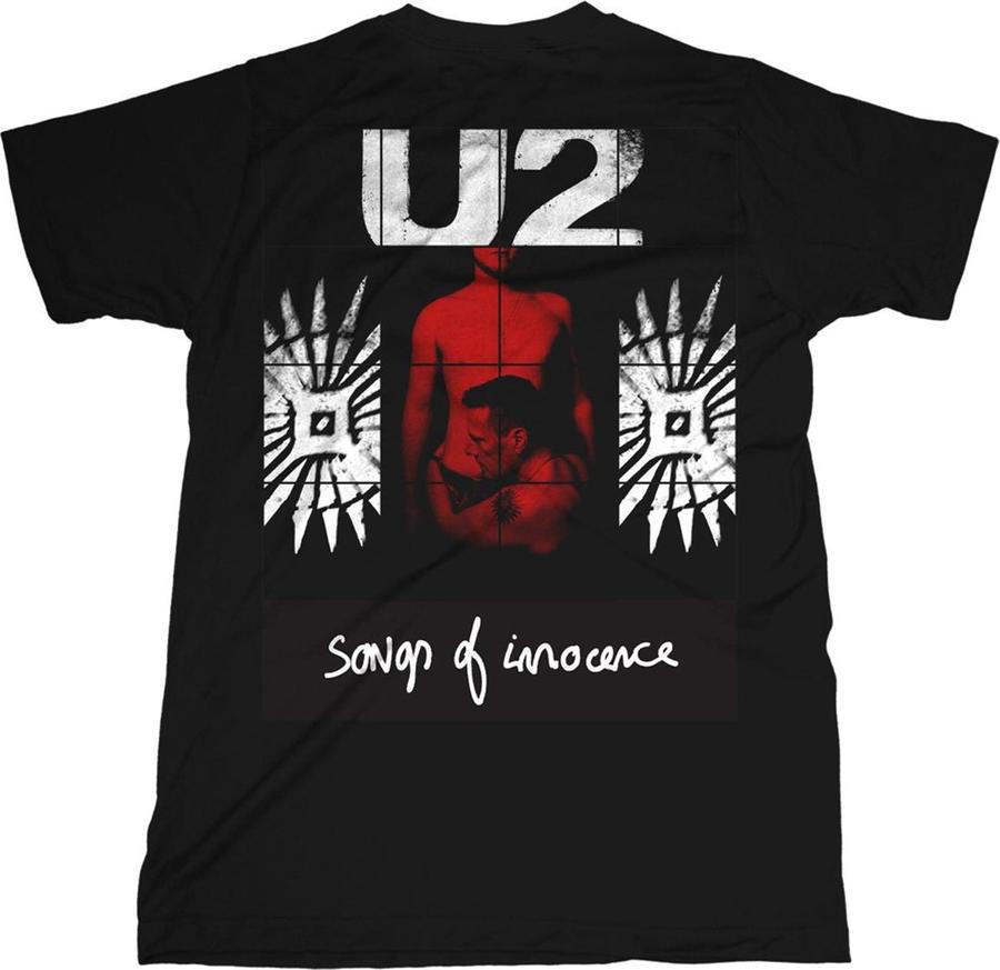 U2 Tričko Songs Of Innocence S Černá
