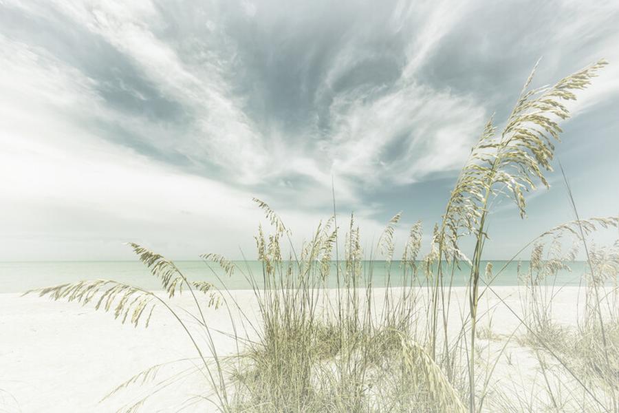 Umělecká fotografie Heavenly calmness on the beach | Vintage, Melanie Viola,