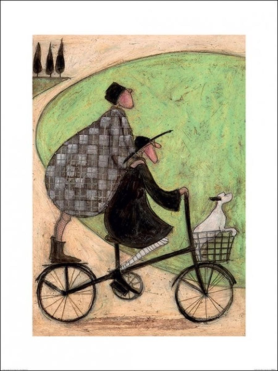 Umělecký tisk Sam Toft - Double Decker Bike,