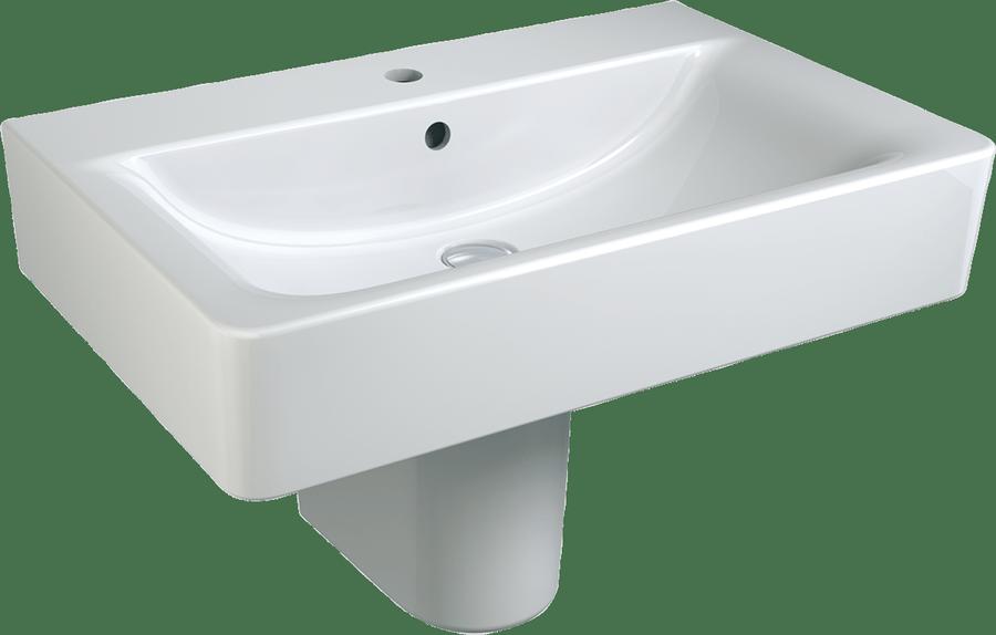 Umyvadlo Ideal Standard Connect 60x46 cm otvor pro baterii uprostřed E714101