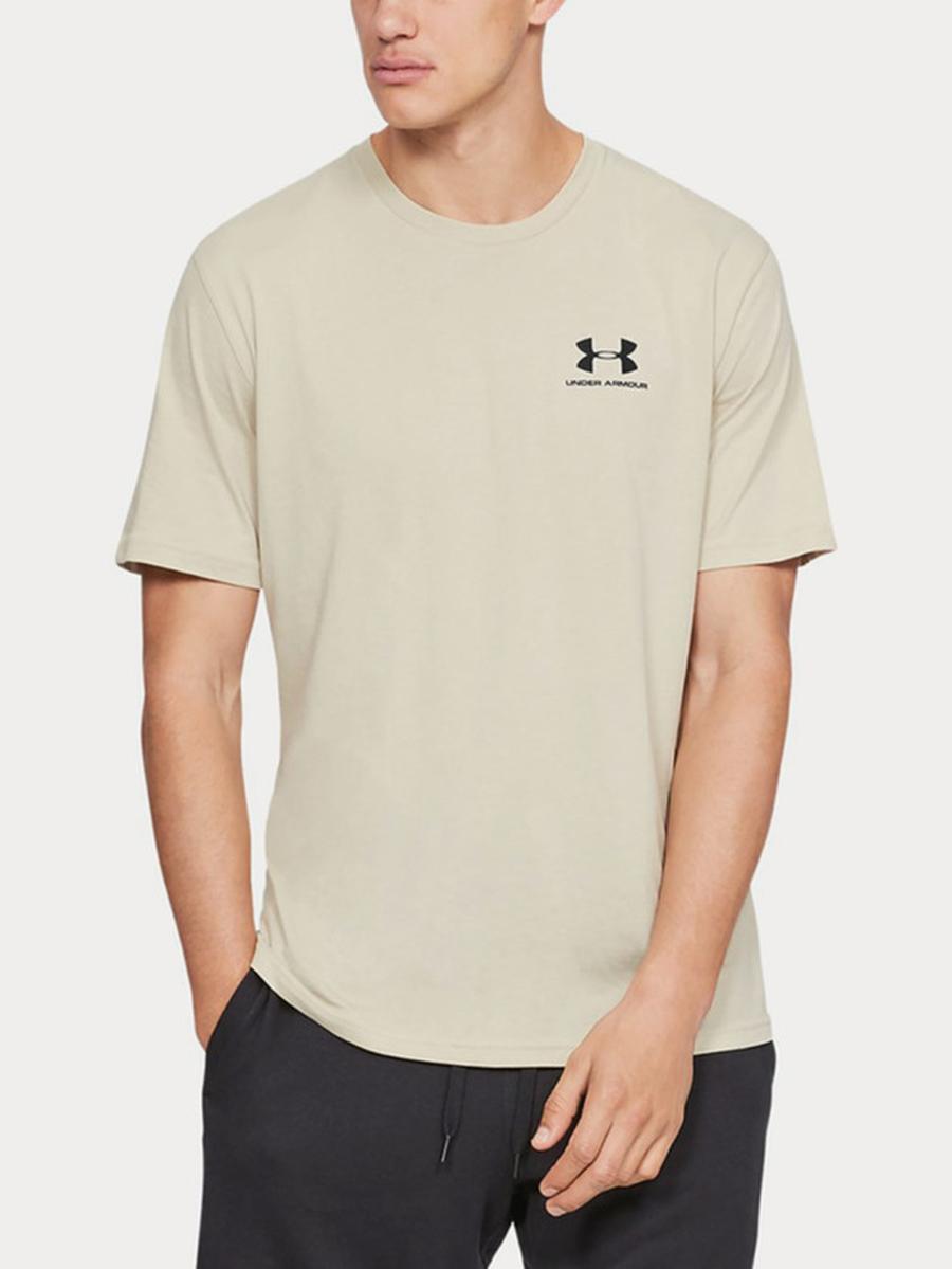 Under Armour Sportstyle Left Chest SS Triko Zelená