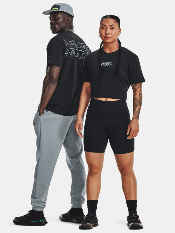 Under Armour UA Outline Heavyweight SS Triko Černá